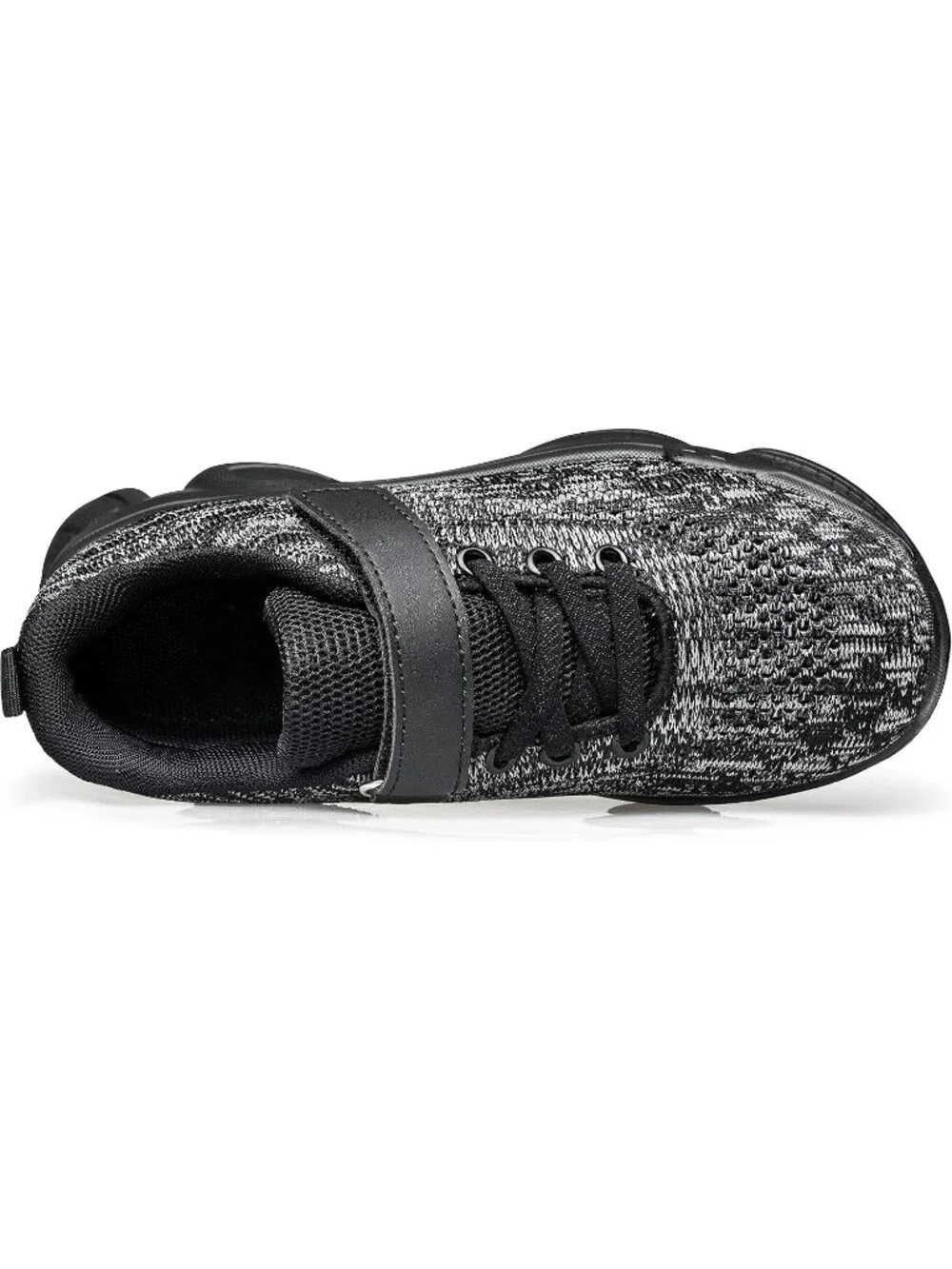 Kids Multi Black Mesh Shoes Toddler Boys Girls Running Sports Strap Sneakers